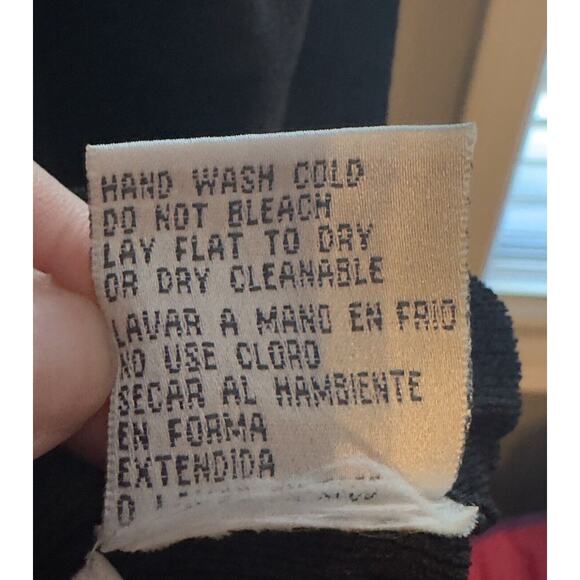 Belldini Black Embellished Button Front Studded Cardigan Sweater SZ Medium. VTG - Picture 6 of 6